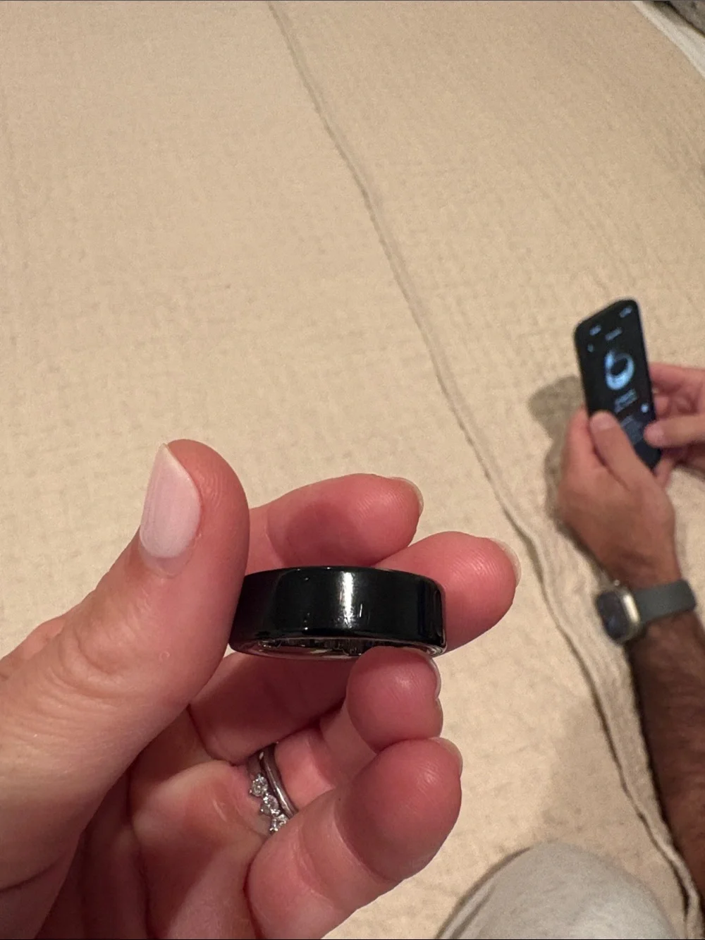 Oura 4 black ring size 12